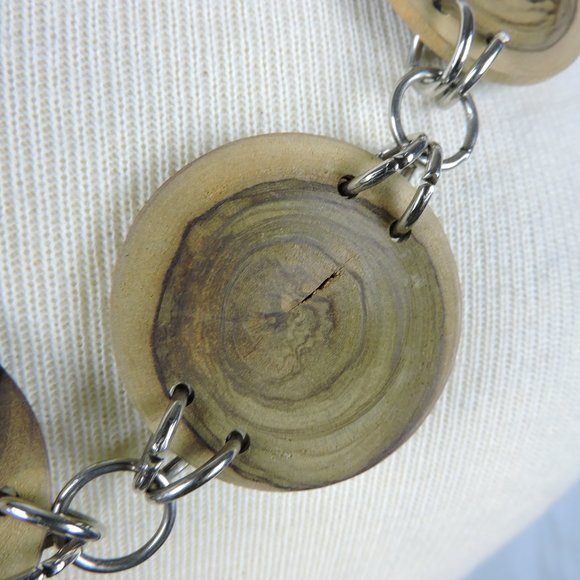 Vintage Wood Medallion Hip Belt Pendulum - Picture 8 of 8